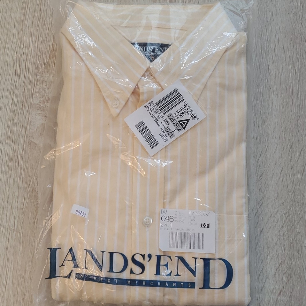 Land's End Men's Dress Shirt NWT